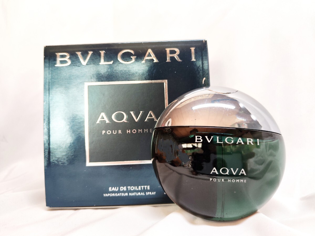 50ml【ほぼ未使用】【送料無料】BVLGARI ブルガリ AQVA アクア プールオム POUR HOMME アクア オードトワレ オーデトワレ_画像1