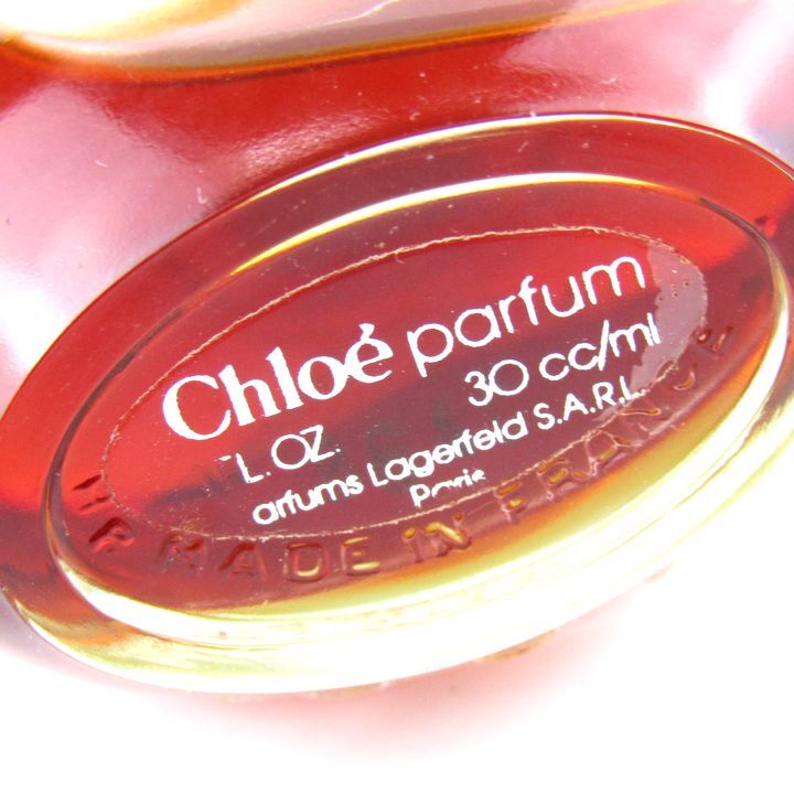 クロエ 香水 パルファム ラガーフェルド 若干使用 ジャンク 香水瓶 フレグランス CO レディース 30mlサイズ Chloeの画像3