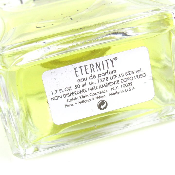  Calvin Klein perfume Eternity o-do Pal famEDP somewhat use fragrance CO lady's 50ml size Calvin klein