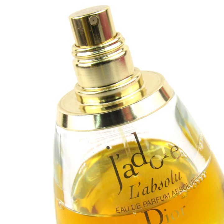 ディオール 香水 ジャドール アプソリュ オードパルファム EDP 残半量程度 フレグランス TA レディース 75mlサイズ Diorの画像4