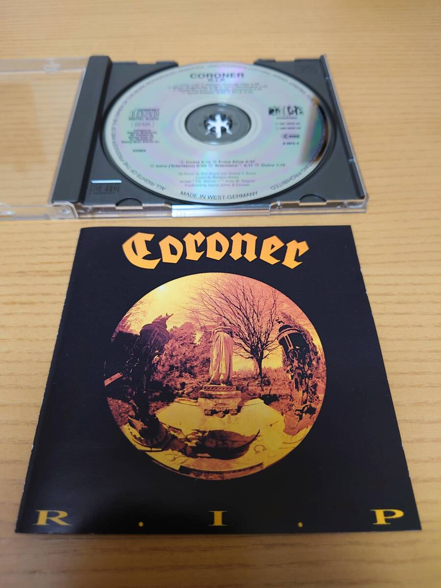 スラッシュメタル CORONER/R.I.P. 1989年 オリジナル盤の画像1