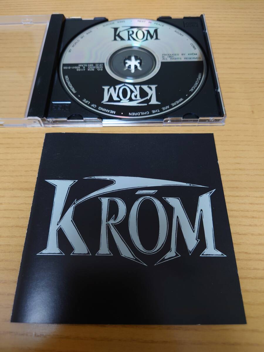 スラッシュメタル KROM/Krom 1994年 オリジナル盤の画像1