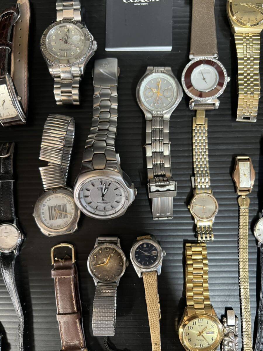 時計 まとめ売り 大量 約50個 腕時計 SEIKO CASIO CITIZEN 懐中時計 G-SHOCKカシオ セイコー OMEGAなど ブランド 様々 メンズ レディース_画像7