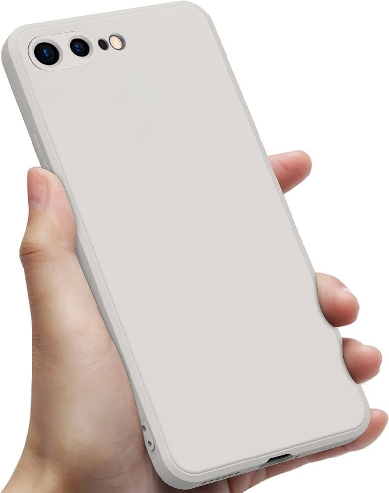 2316145 iPhone8 plus ケース iPhone7 plus ケース 耐衝撃 薄型 スリム シリコン iPhone8 plusカバー TPU カメラ保護 ワイヤレス充電_画像1