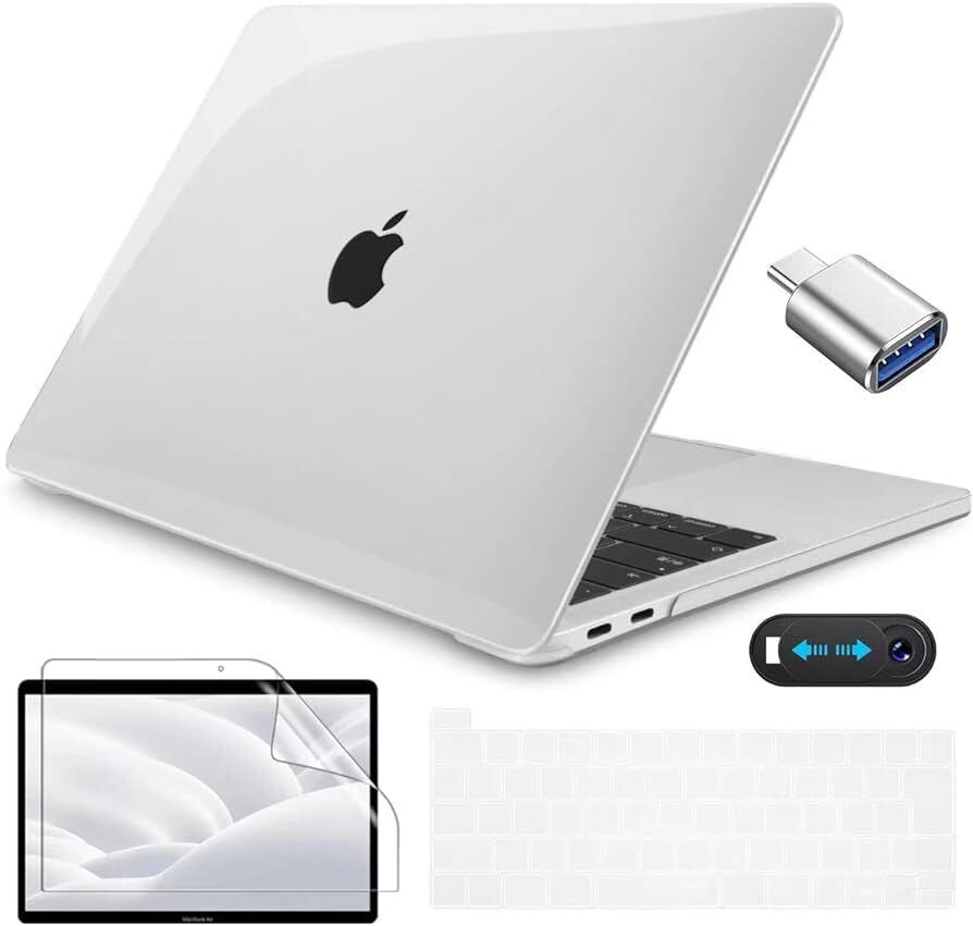 2309234* CISSOOK MacBook Pro 13 дюймовый кейс прозрачный прозрачный 2020 2021 год улучшение новая модель ракушка покрытие A2338 M1 A2251 A2289 модель соответствует 