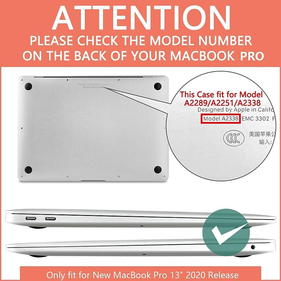 2309234* CISSOOK MacBook Pro 13 дюймовый кейс прозрачный прозрачный 2020 2021 год улучшение новая модель ракушка покрытие A2338 M1 A2251 A2289 модель соответствует 