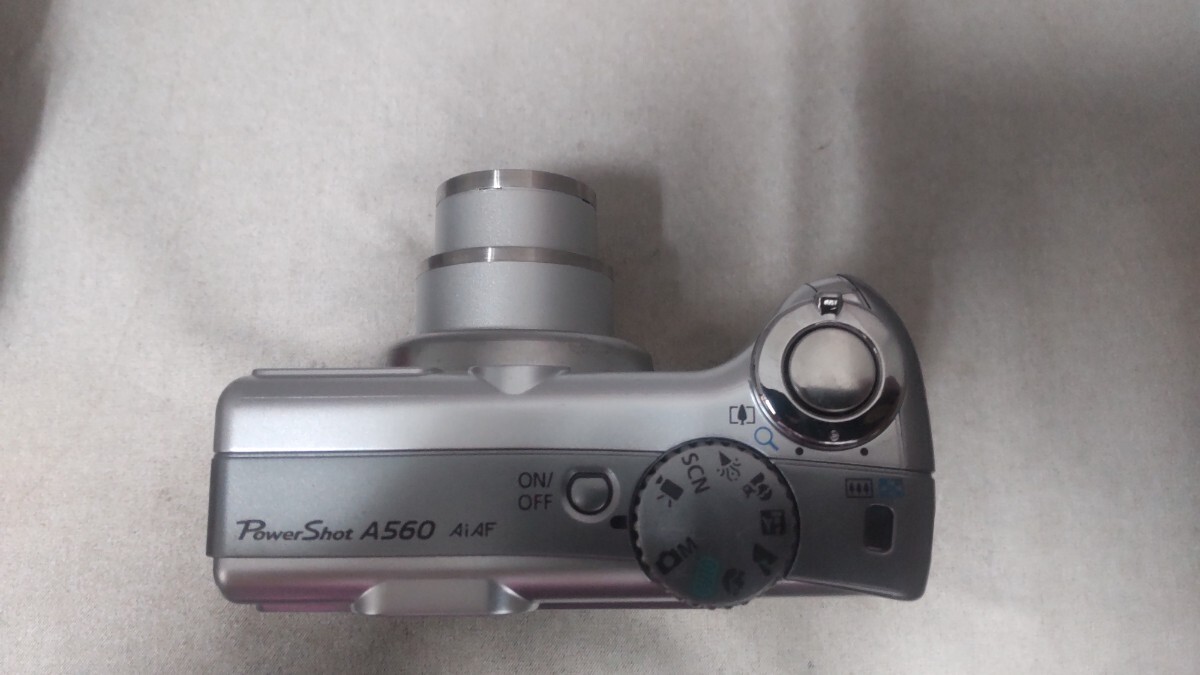 H1976 Canon PowerShot A560 PC1229 コンパクトデジタルカメラ 小型デジカメ/キャノン/パワーショット 簡易動作確認OK 動作品 現状品 の画像6