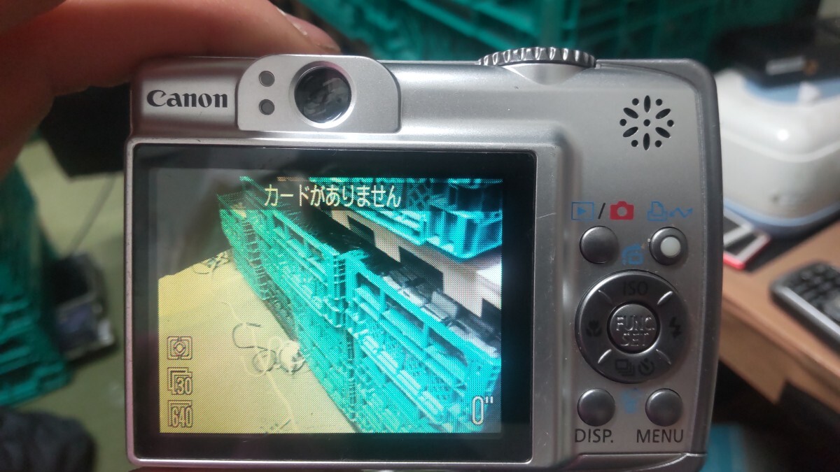 H1976 Canon PowerShot A560 PC1229 コンパクトデジタルカメラ 小型デジカメ/キャノン/パワーショット 簡易動作確認OK 動作品 現状品 の画像4