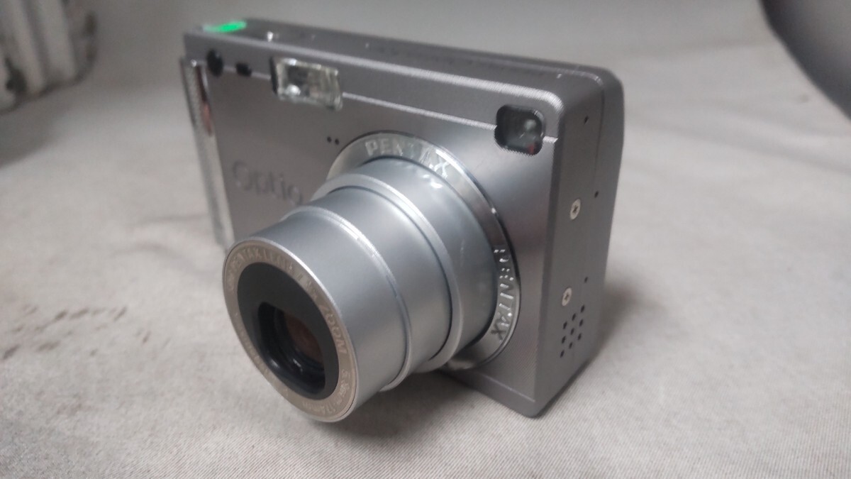 H1981 PENTAX Optio S5i コンパクトデジタルカメラ 小型デジカメ/ペンタックス/オプティオ 簡易動作確認OK 動作品 現状品 送料無料 の画像2