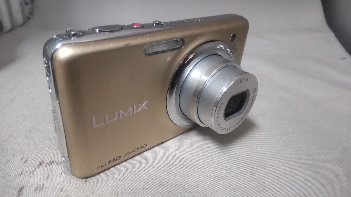 H1982 Pansonic LUMIX DMC-FX77 компактный цифровой фотоаппарат маленький размер цифровая камера / Panasonic простой подтверждение рабочего состояния OK рабочий товар текущее состояние товар бесплатная доставка 