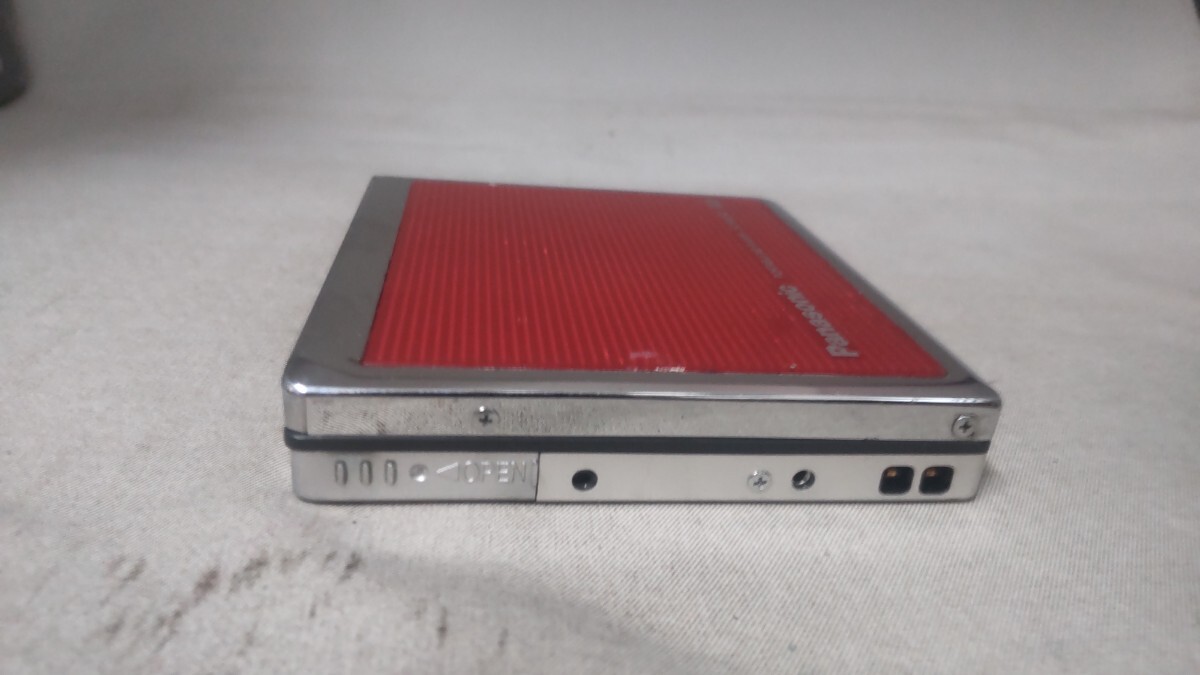 H2004 Pansonic SJ-MJ50 PORTABLE MD PLAYER MDプレーヤー/MD WALKMAN/ウォークマン パナソニック 簡易動作確認OK 動作品 現状品 送料無料 _画像5