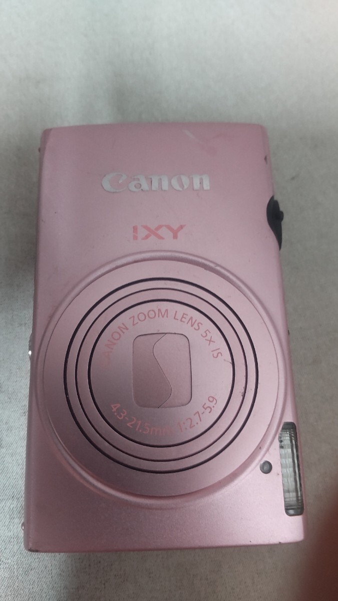 H1952 Canon IXY 220F PC1733 コンパクトデジタルカメラ 小型デジカメ/キャノン 簡易動作確認OK 動作品 現状品 送料無料の画像1