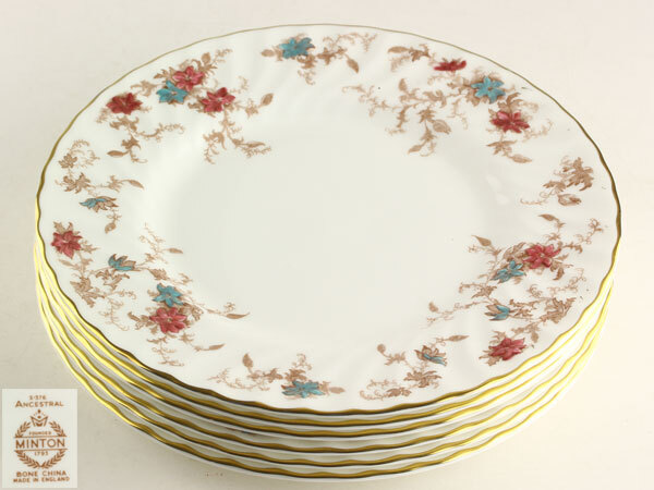 洋食器 MINTON ミントン ANCESTRAL プレート 径20.2ｃｍ D0412の画像1