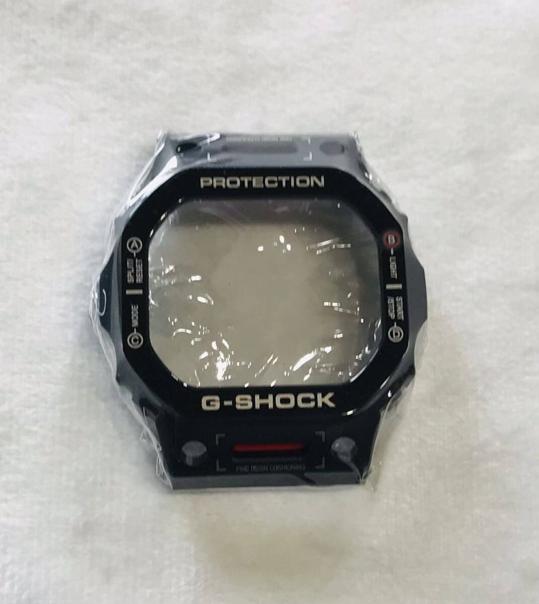 G-SHOCK用 カスタムベゼル ステンレス製 CASIO カシオ ベゼル ブラック ベルト 交換用セット Gショック バンド 腕時計 _画像3
