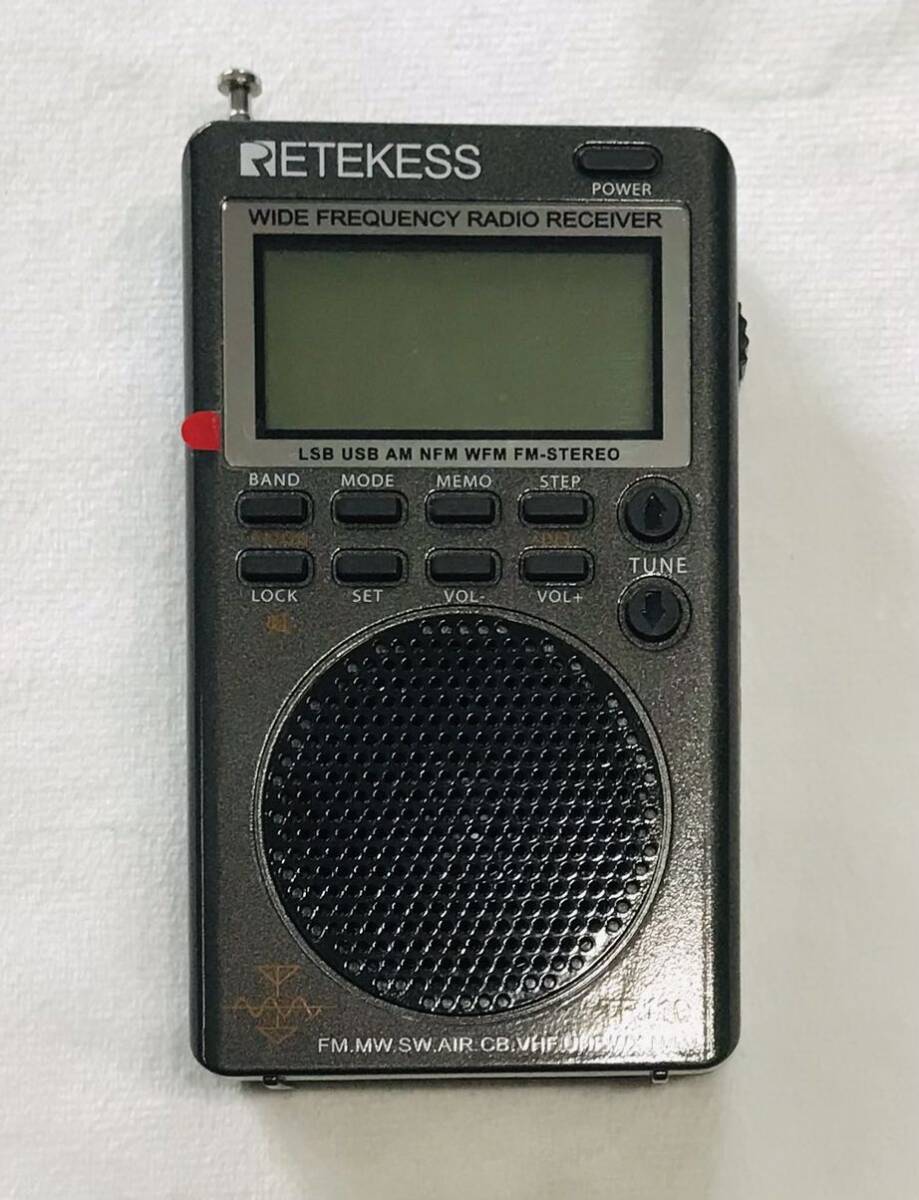 【現状品】Retekess TR110 ラジオ BCL アマチュア無線 ポータブル SSB 短波ラジオ フルバンドラジオ AM FM 短波小型高感度ラジオ受信機の画像2