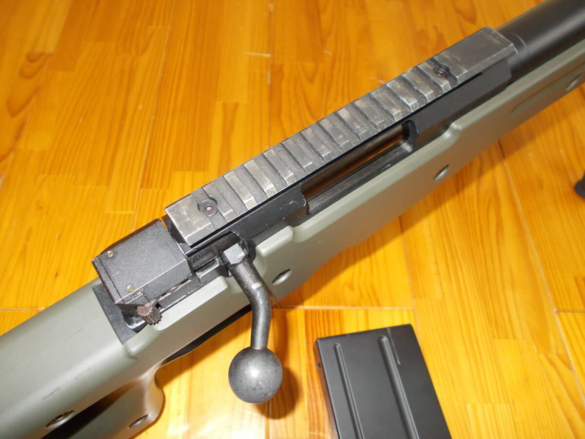 東京マルイ L96 AWS ボルトアクション エア ライフル ODストック バージョン スナイパー ライフルの画像7