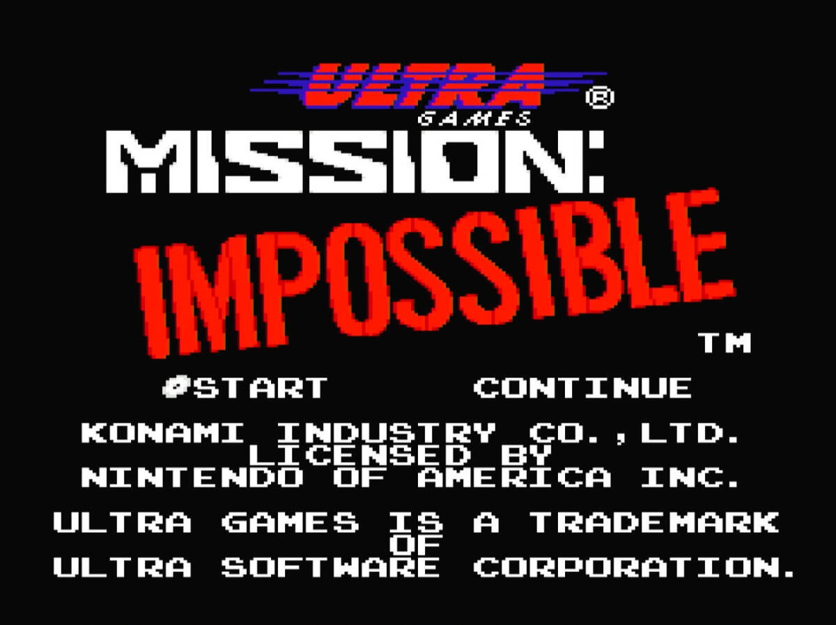 ★中古 NES Mission: Impossible ミッション:インポッシブル 北米版_画像9