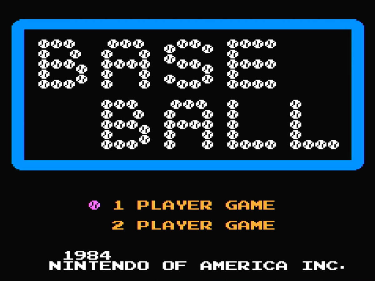 ★中古 NES BASEBALL ベースボール カナダ版 5本ネジ_画像5
