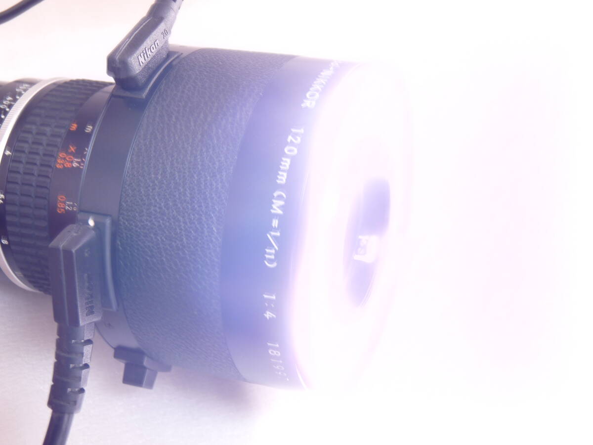 【美品】Nikon Medical Nikkor 120mm F4 ACUNIT LA-2 作動確認済み欠品なし メディカルニッコール 接写 マイクロの画像9