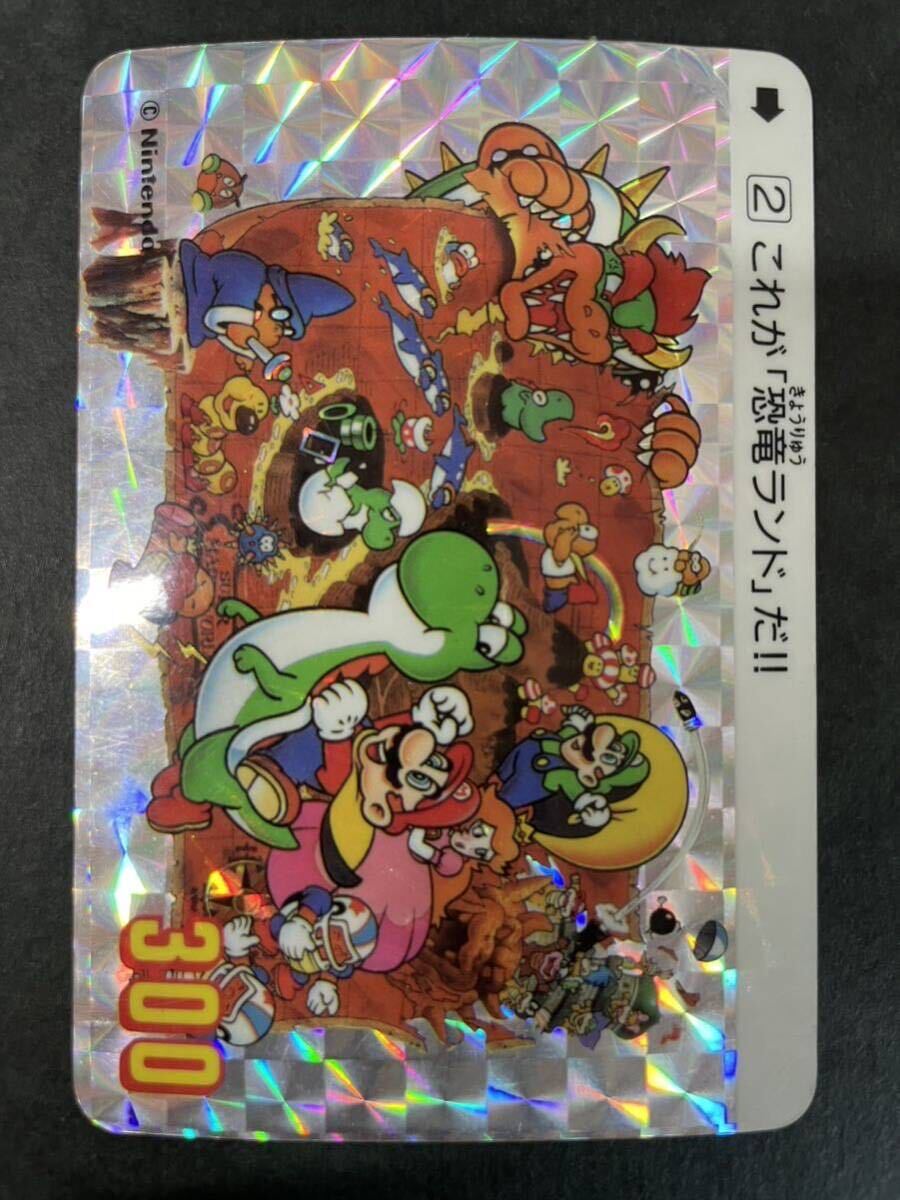 即決◆ 2 これが恐竜ランドだ スーパーマリオワールド カードダス Nintendo super MARIO World スーパーマリオ カード BANDAI 【6】_画像4