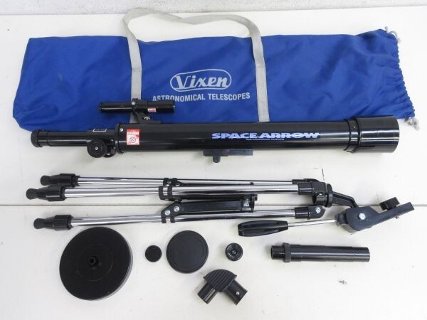 X089-J10-3963 Vixen SPACE ARROW 天体望遠鏡 ASTRONOMICAL TELESCOPE D=50mm F=600mm 現状品①の画像1