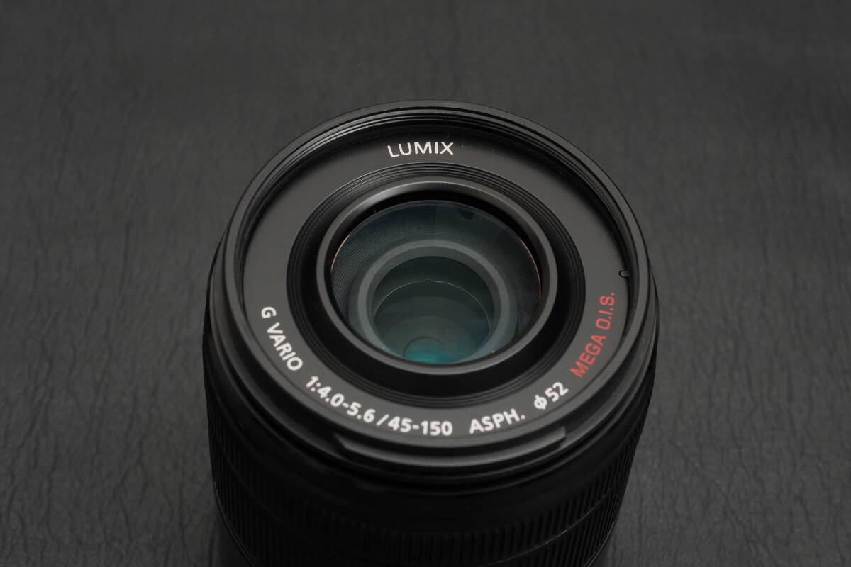 【良品】LUMIX G VARIO 45-150mmF4.0-5.6 ASPH. MEGA O.I.S.【フード付】【フィルター付】【マイクロフォーサーズ】の画像6
