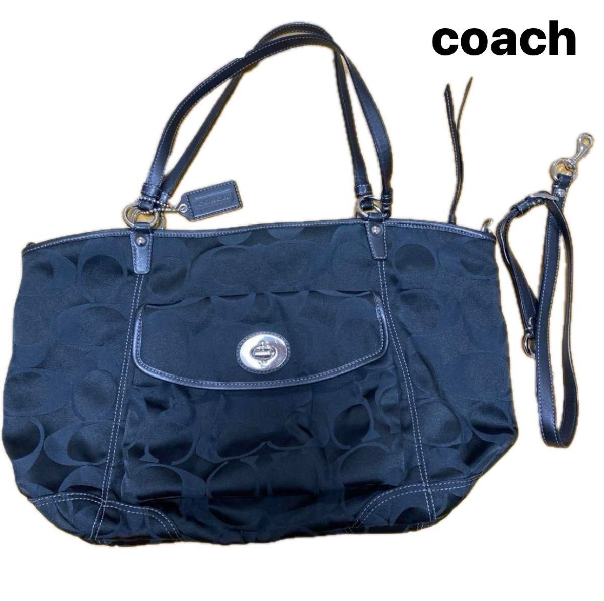 COACH コーチ　2WAY  ハンドバッグ ショルダーバッグ  斜め掛け可能