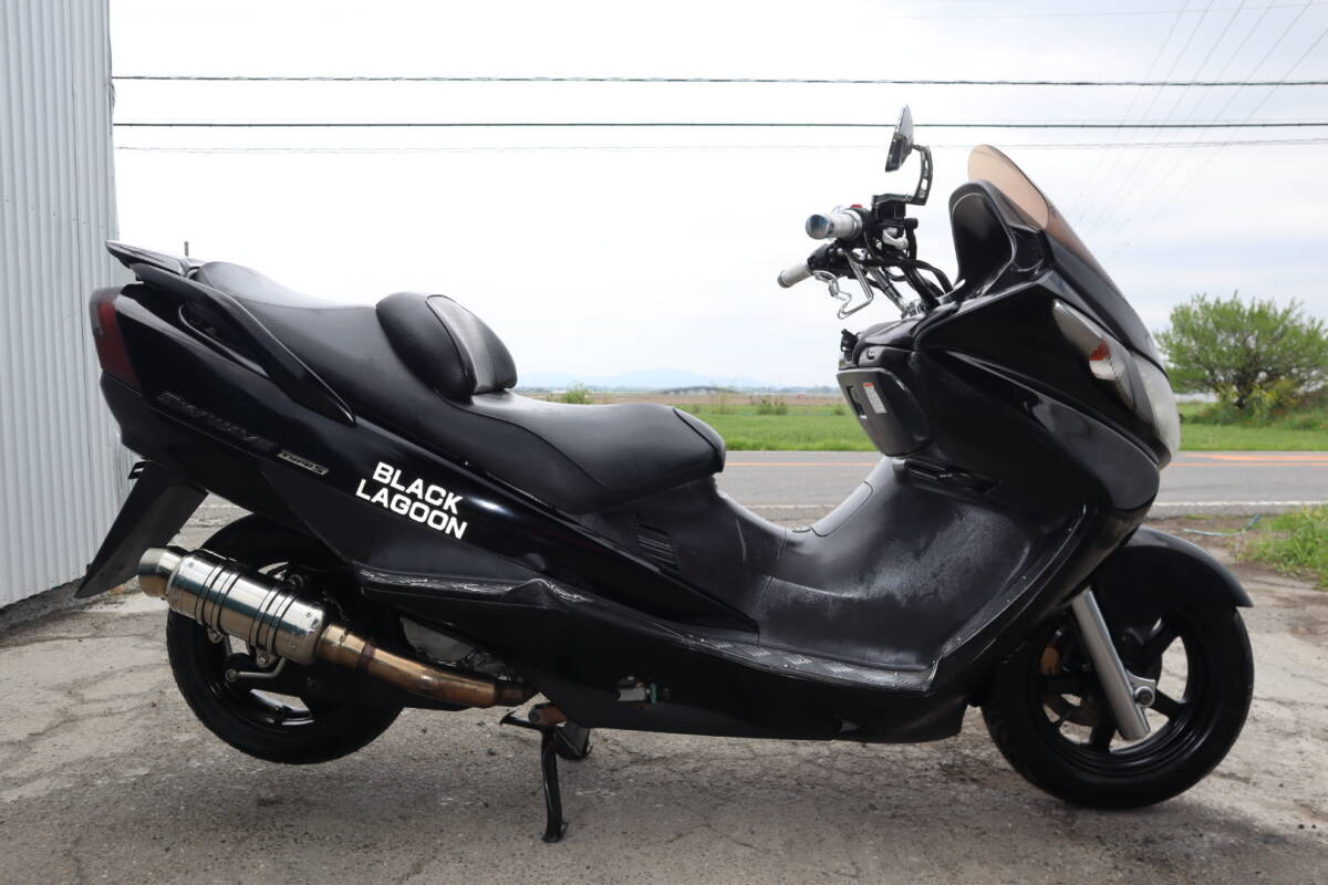 スズキ SUZUKI スカイウェイブ250S(CJ43A-1303-) 実動車 【動画有】バイク☆１円スタート売切☆返納証明書付きの画像5