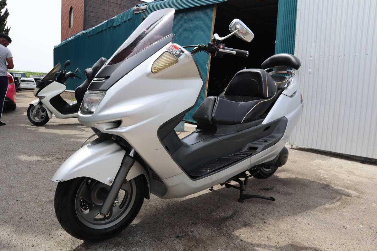 ヤマハ YAMAHA マジェスティ250(4HC-0012-) 実動車 【動画有】バイク☆１円スタート売切☆返納証明書付き_画像2