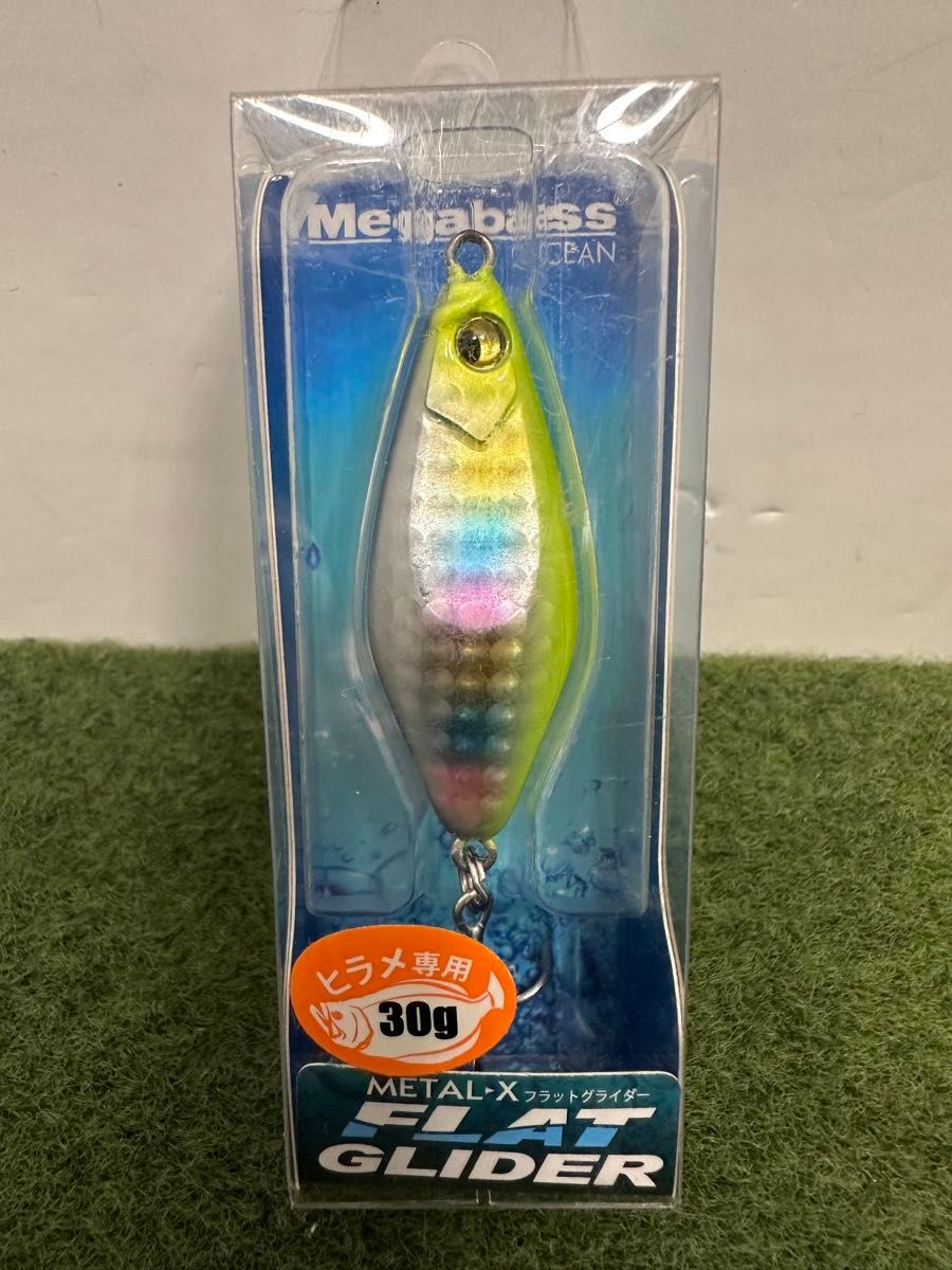 NO.3406  メガバス METAL-X FLAT GLIDER 30g 未開封品4点セット