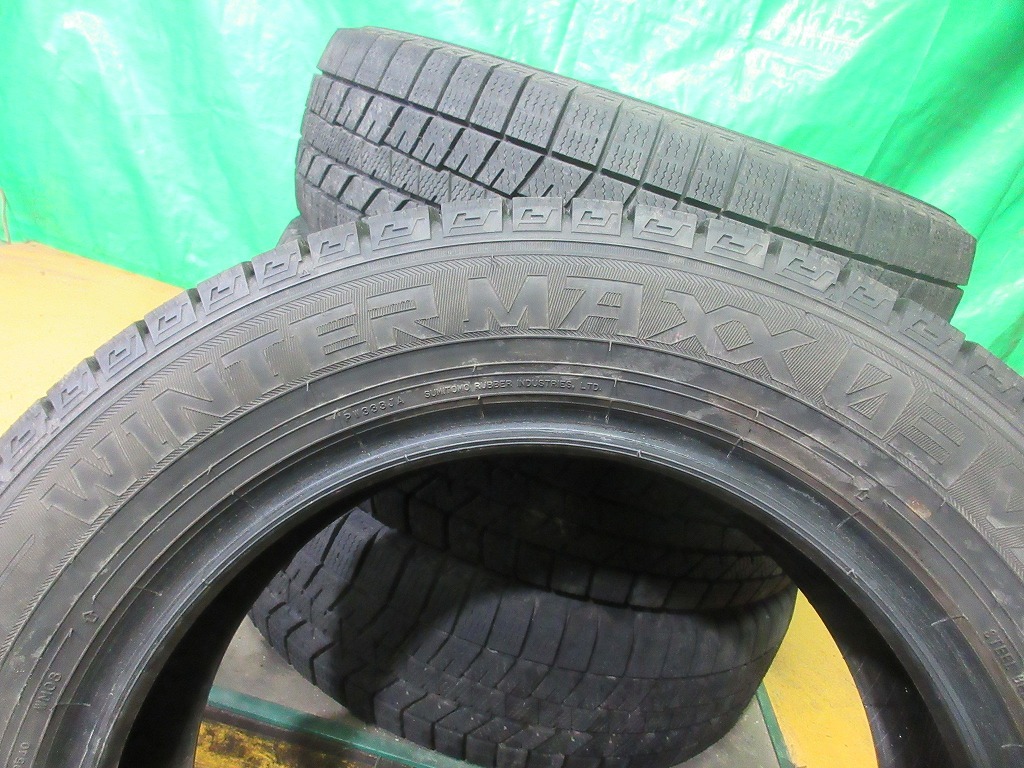 2021年製 ダンロップ ウインターマックス DUNLOP WINTERMAXX 03 175/65R15 4本 No.4647上 スタッドレス 雪 氷 冬タイヤの画像8