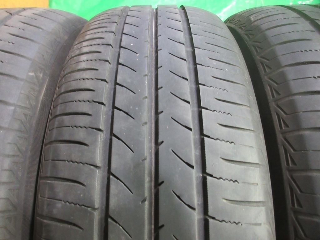 2018年製 トーヨータイヤ TOYO NANOENERGY3 PLUS 195/65R15 4本 №4669上 中古サマータイヤ 夏タイヤ ノーマルサマー オンロード 60％残溝_画像6