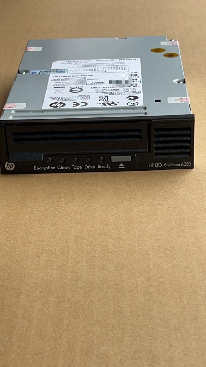 ジャンク通電のみ HP LTO-6 Ultrium 6250 BRSLA-1204-DC ★P1337_画像1