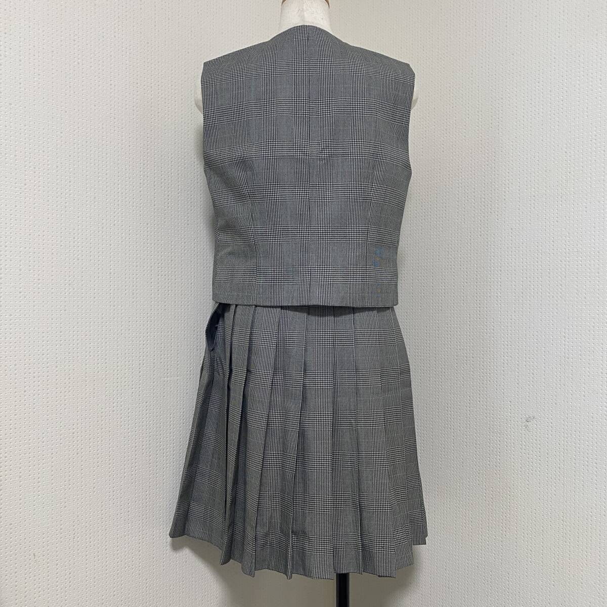 【コスプレ衣装】 SE350 第四商業高校 ベストスカートセット 学制服 女子 JK JC の画像2