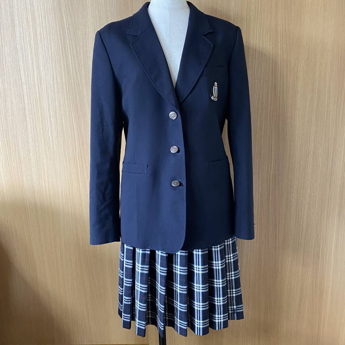 【コスプレ衣装】　SE287　中学校　高等学校　ブレザースカートセット　学制服　女子　JK JC _画像1