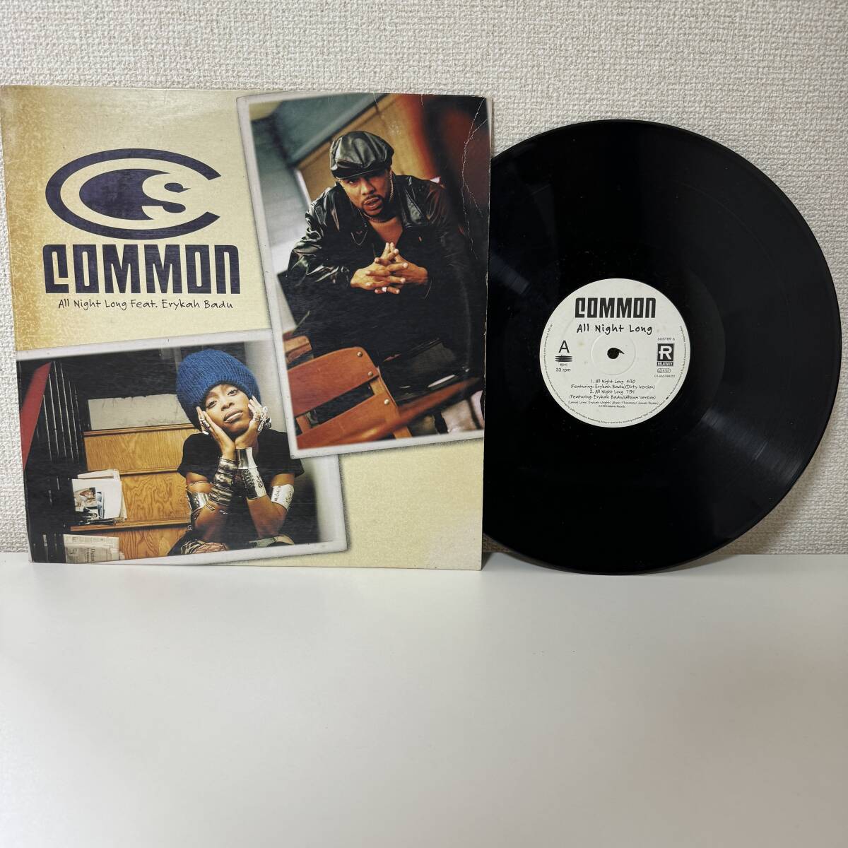 Common Feat. Erykah Badu コモン エリカバドゥ All Night Long オールナイトロング 12インチ レコード_画像2