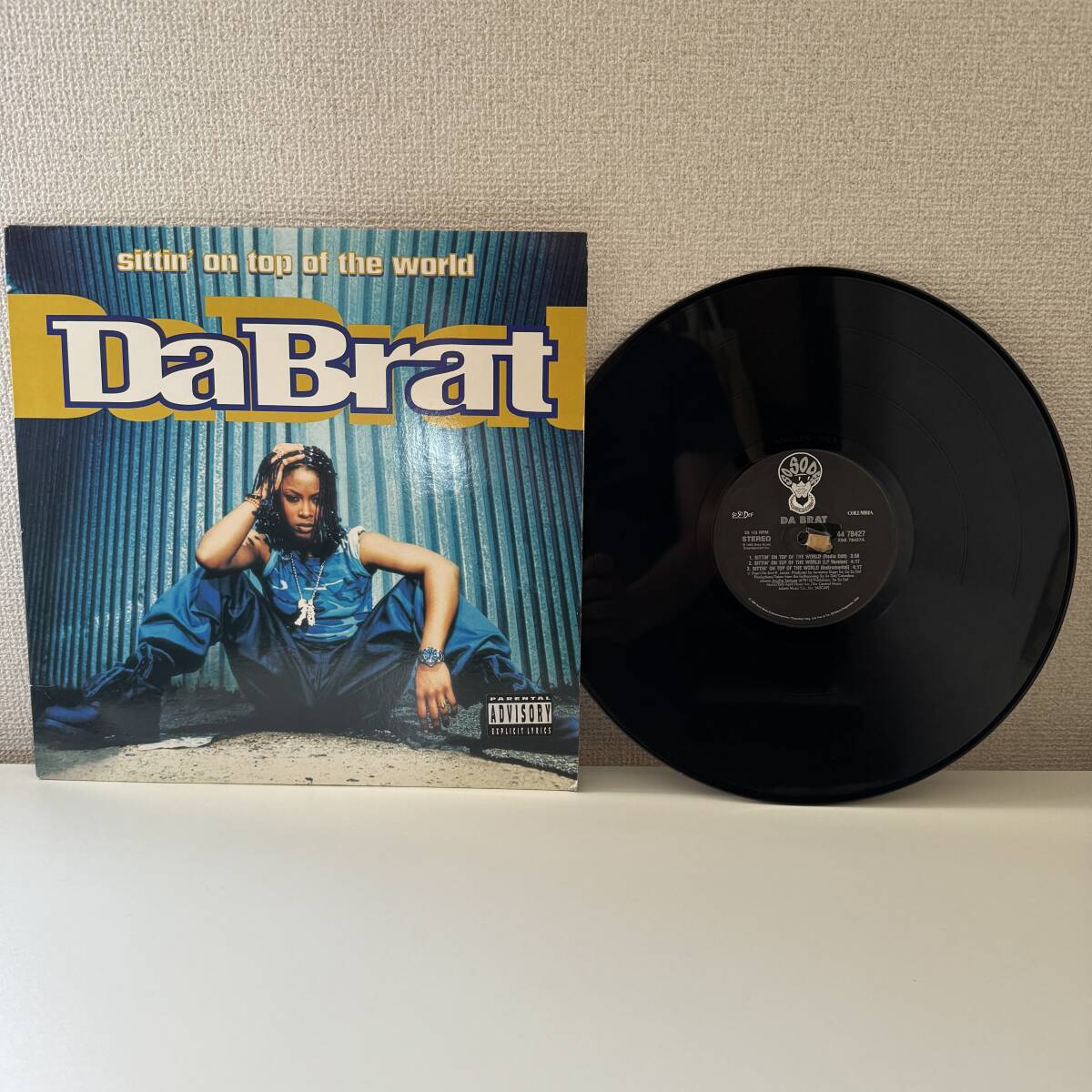 DA BRAT ダブラット Sittin' On Top Of The World 12インチ レコード 44 78427_画像2