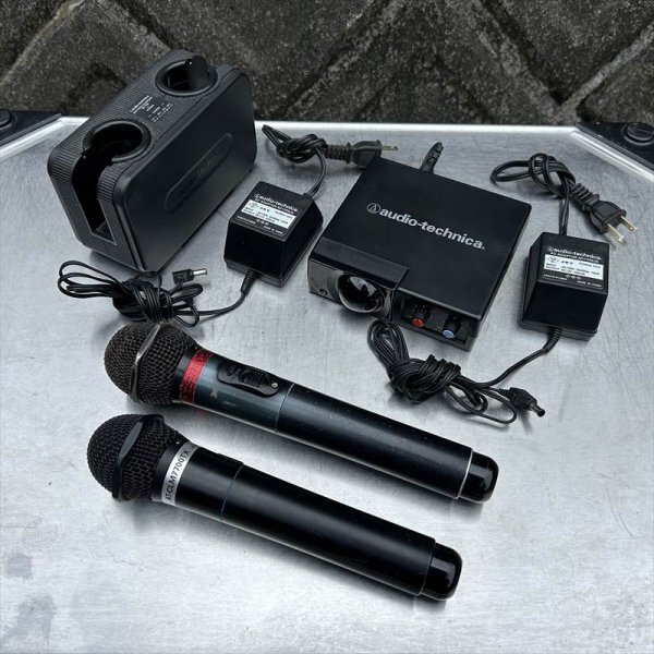  operation goods audio-technica infra-red rays cordless microphone AT-CLM770T. light vessel AT-CR770 battery charger BC700 Audio Technica 