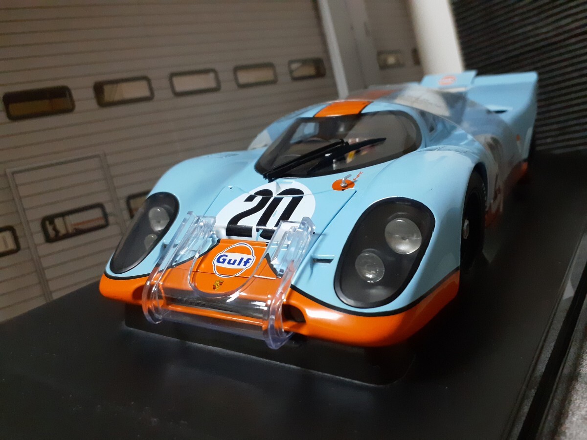 AUTOart 1/18 PORSHE 917K The Steve McQueen Collection From the movie Le Mans не использовался не выставленный товар 