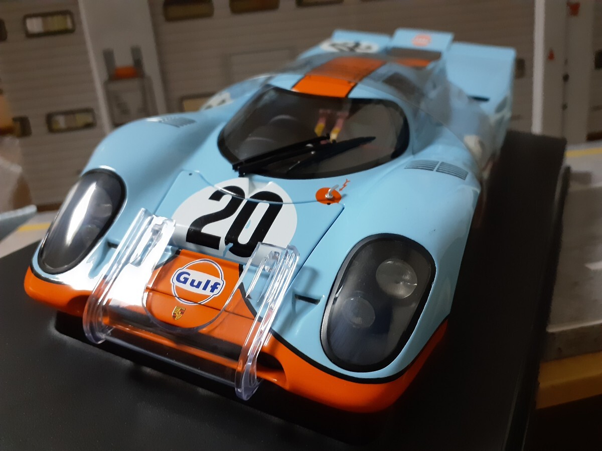 AUTOart 1/18 PORSHE 917K The Steve McQueen Collection From the movie Le Mans не использовался не выставленный товар 