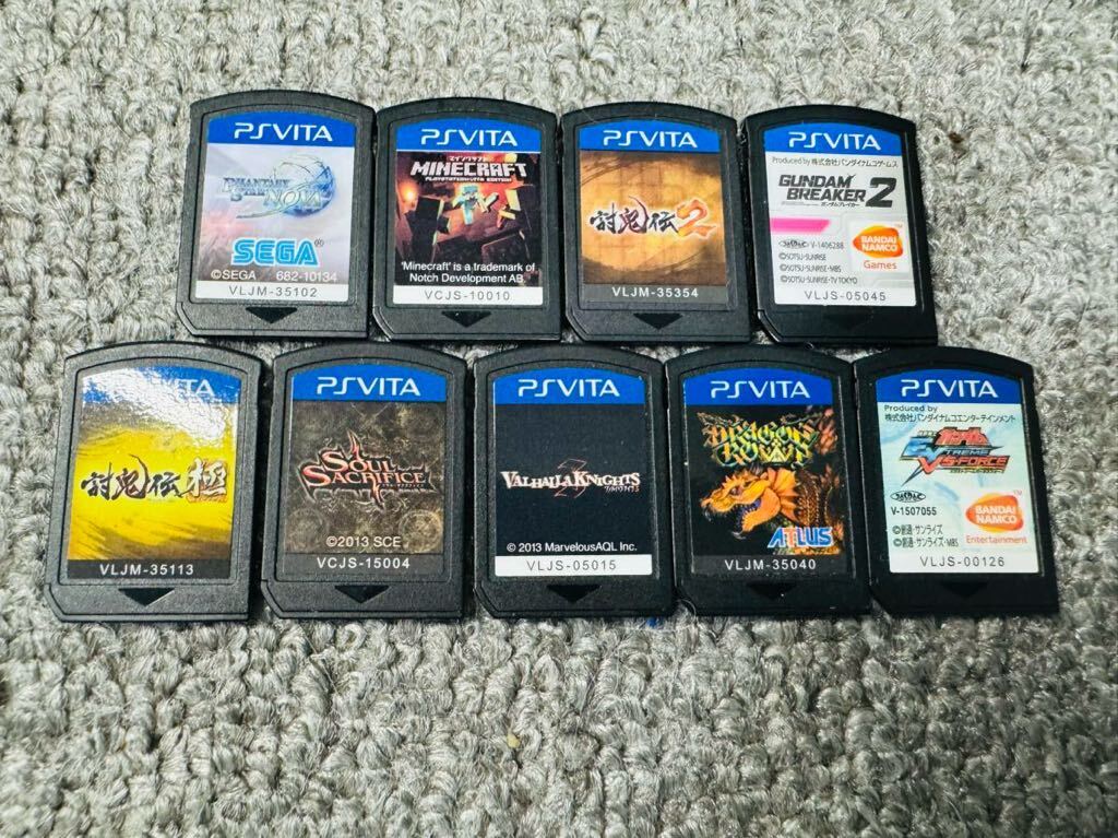 【psvitaすぐ遊べるセット動作確認済みソフト10本まとめ】★美品★pch-2000ブラック 付属品一式★初期化済み SONY ソニー 1円Vita 中古品の画像4