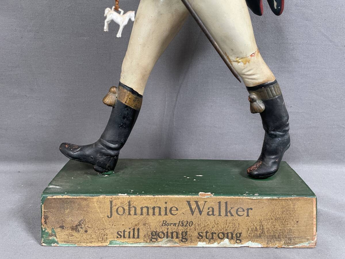 Johnnie Walker ジョニー・ウォーカー ストライディングマン マスコット 当時物 フィギュア 昭和レトロ 非売品 コースター12枚付の画像5