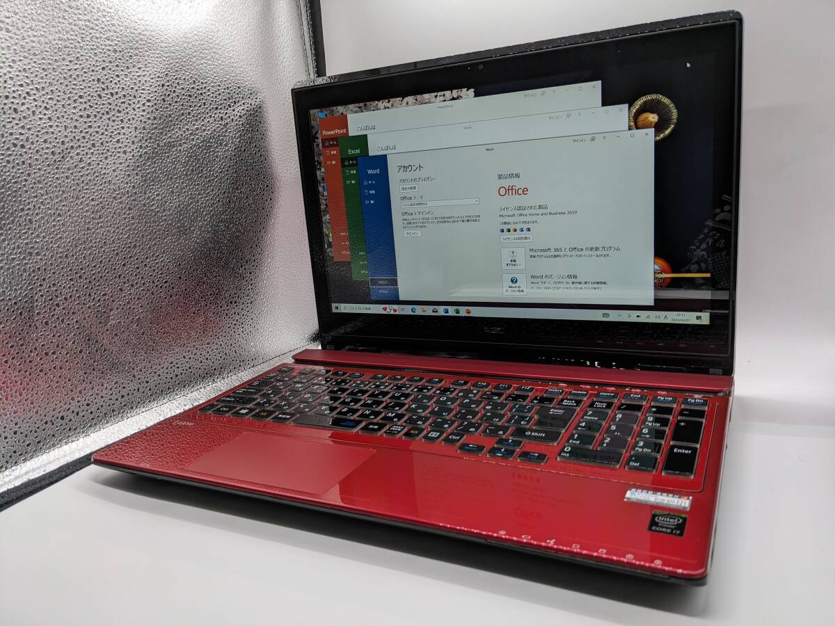 送料無料【第5世代i7+高速SSD512GB+フルHDタッチ液晶】NS750/A Corei7-5500U/メモリ8GB/Win10/Office/カメラ/Blu-ray