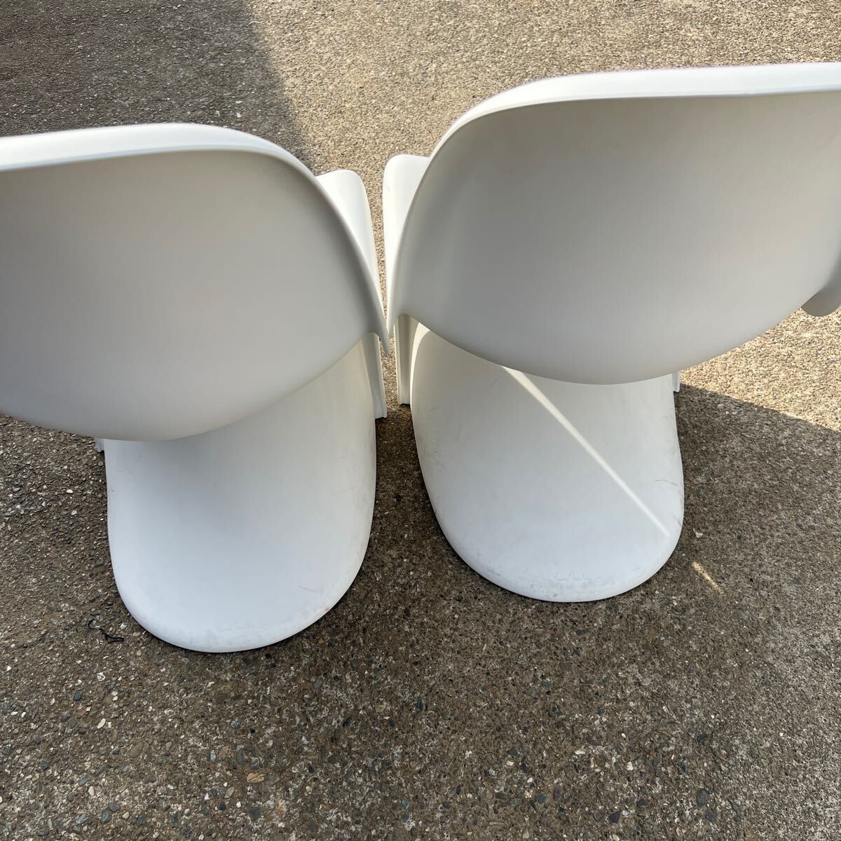  vi tiger 6 point set vitra Panton Chair punt n chair white chair Mid-century Verner Panton stamp white direct receipt limitation (pick up) ( Saitama prefecture 