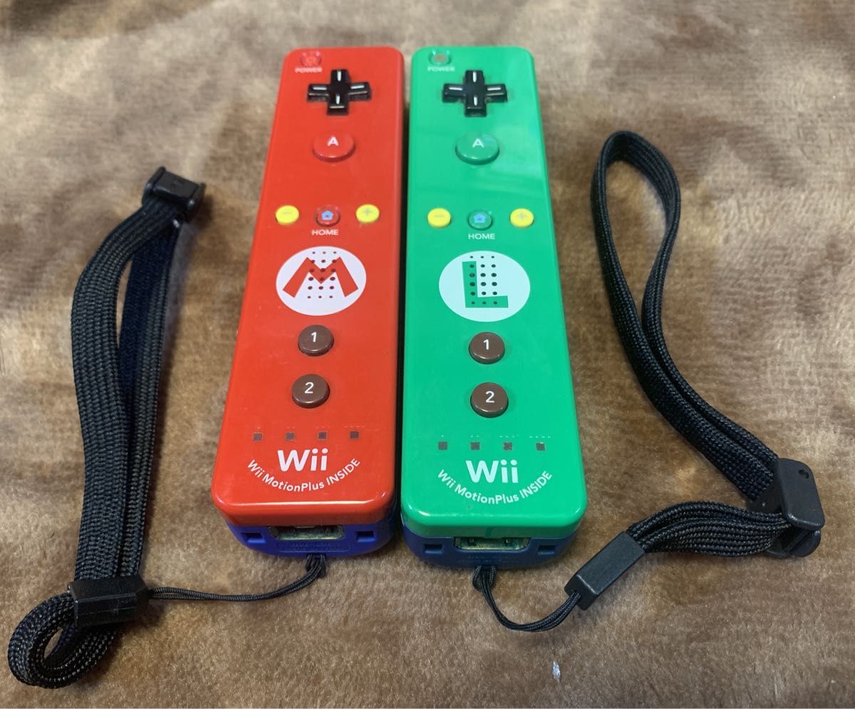 Nintendo WII リモコンフラス 2コセット マリオ/ルイーシ