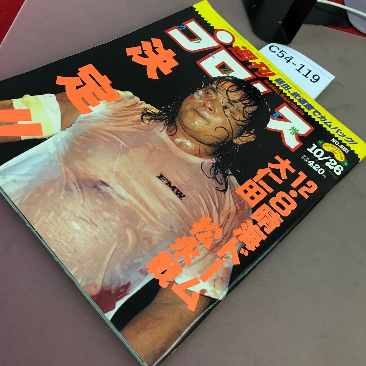 C54-119 週刊プロレス 581 10月26日号 ベースボールマガジン社 平成5年10月26日発行 _画像2