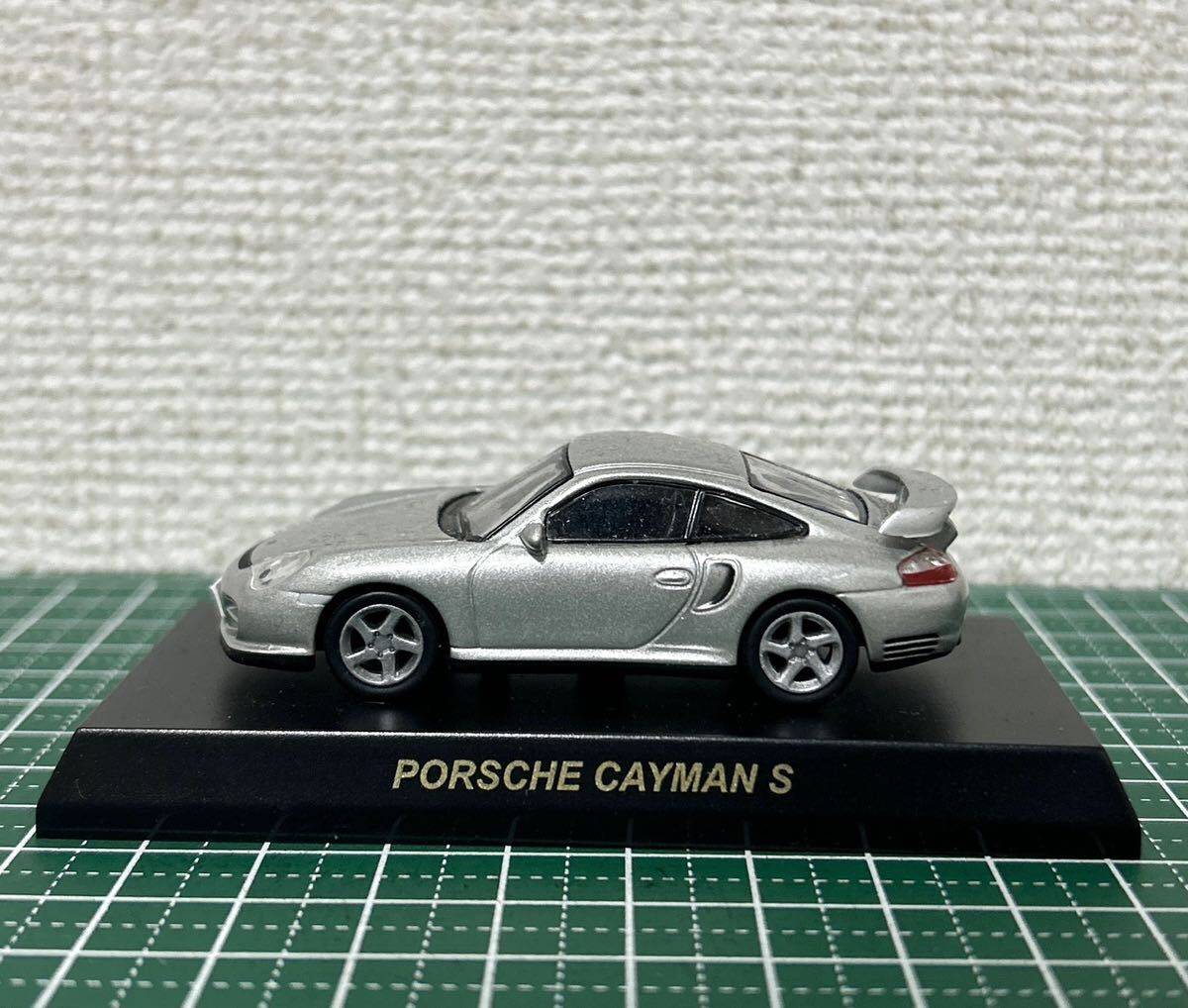 ポルシェ 911 改造ミニカー ナンバープレート付き シルバー 1円スタートの画像2