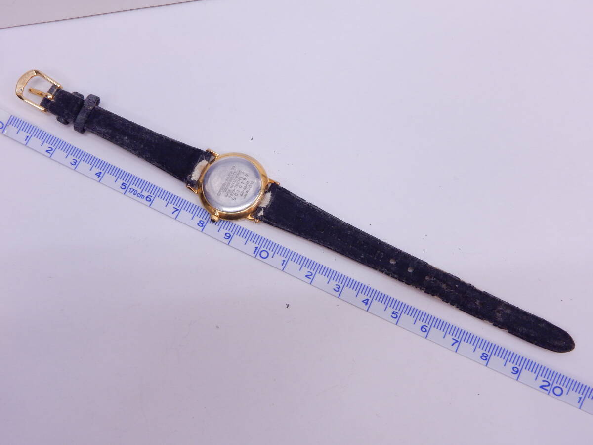 ブランド祭 時計祭 シチズン エクシード クォーツ GN-4W-U 不動 現状品 腕時計 CITIZEN EXCEED ブラック系 長期保管品の画像3