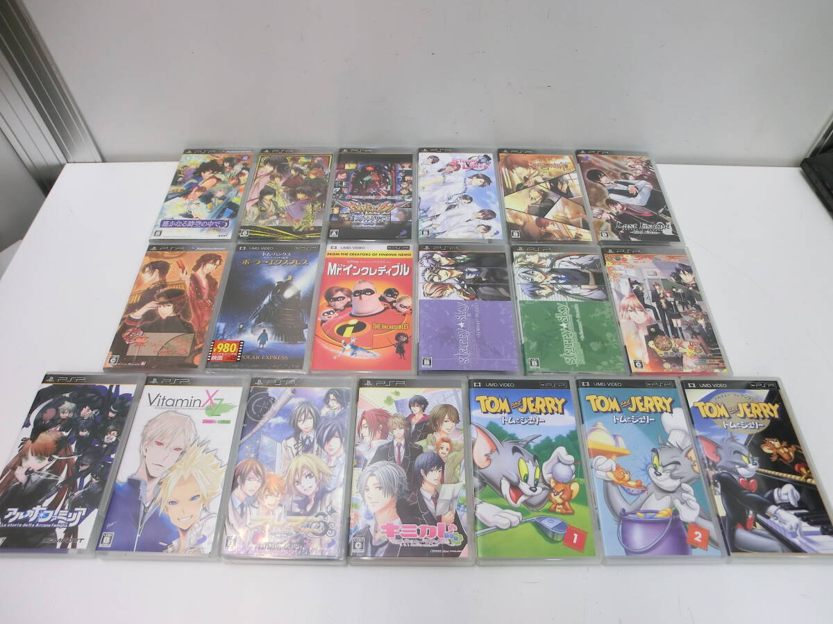 玩具祭 ゲーム祭 PSP ソフト UMD VIDEO おまとめ エヴァンゲリオン トムとジェリー 乙女ゲーム シュミレーション 映画 中古 未開封含むの画像1