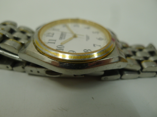 時計祭 ORIENT オリエント クオーツ 腕時計 QB1X-B0-C 不動品 ジャンク品 長期保管品_画像3